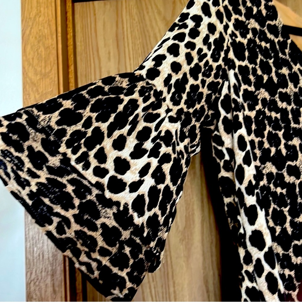 Belongsci Casual Leopard Print Dress